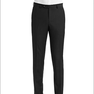 Men’s Slim Fit Black Suit Pants